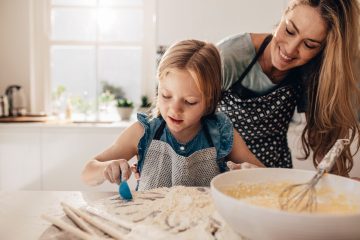 Baking with children