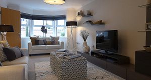 The Brearley lounge at another Seddon Homes development