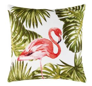 seddon homes, flamingo cushion