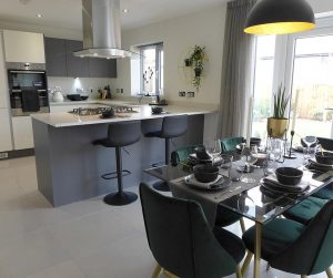 The Brearley show home, kitchen diner