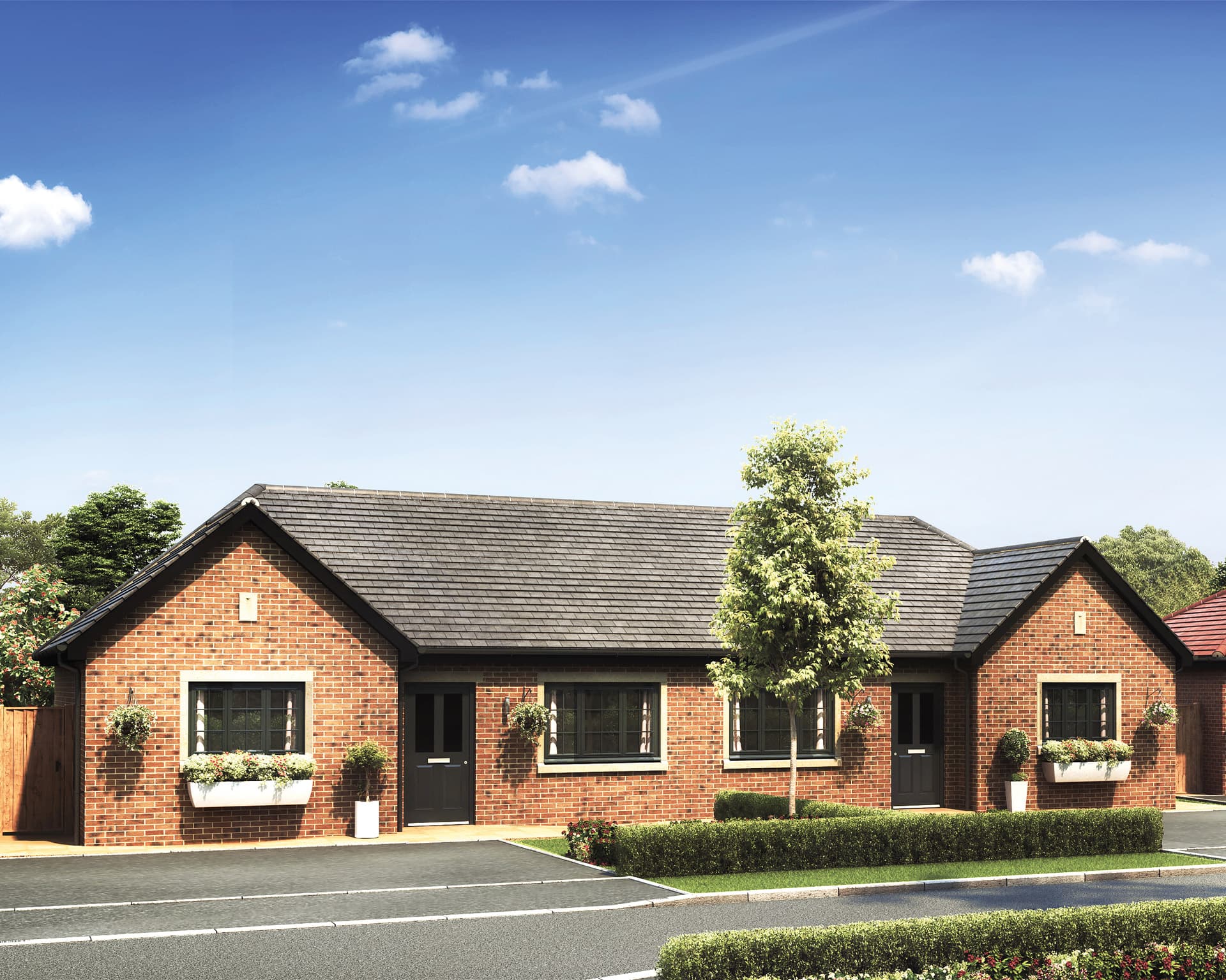 The Alderley bungalow, blossom gate