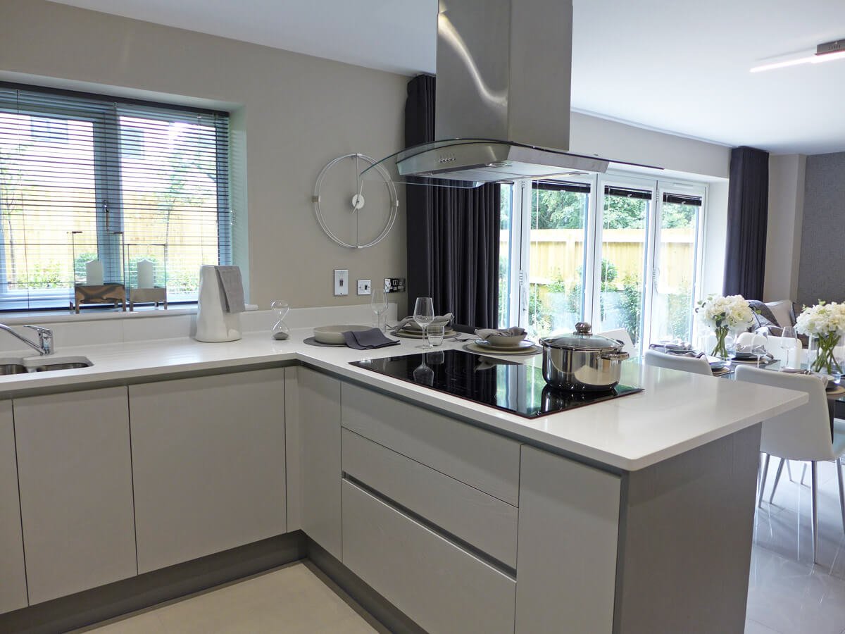 Kitchen and dining area