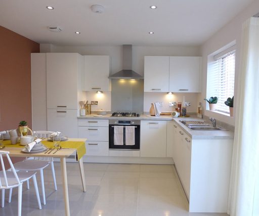 Example kitchen and dining area