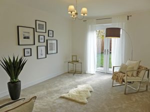Lounge with french doors