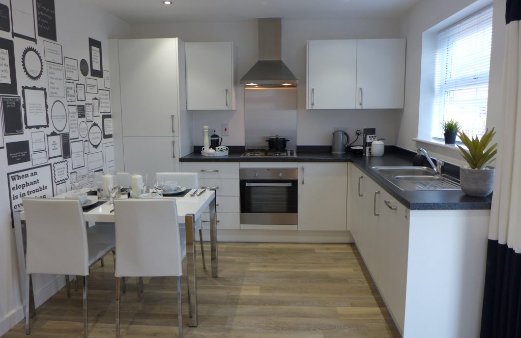 Typical Bridgefold kitchen