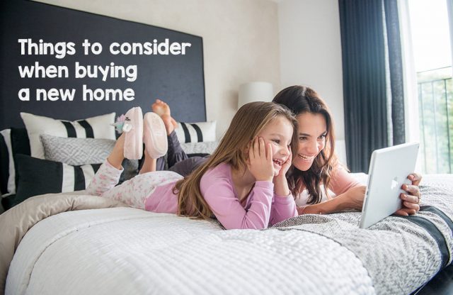 Things to consider when buying a new home