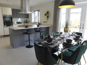 Example kitchen and dining area