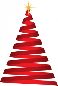 red christmas tree