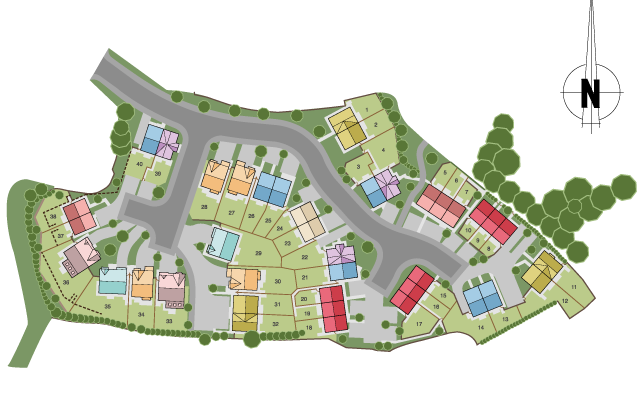 Halcyon Homes Site Plan