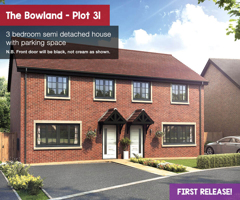 The Bowland 3 Bed Semi Detached Home Westhoughton, Lancashire
