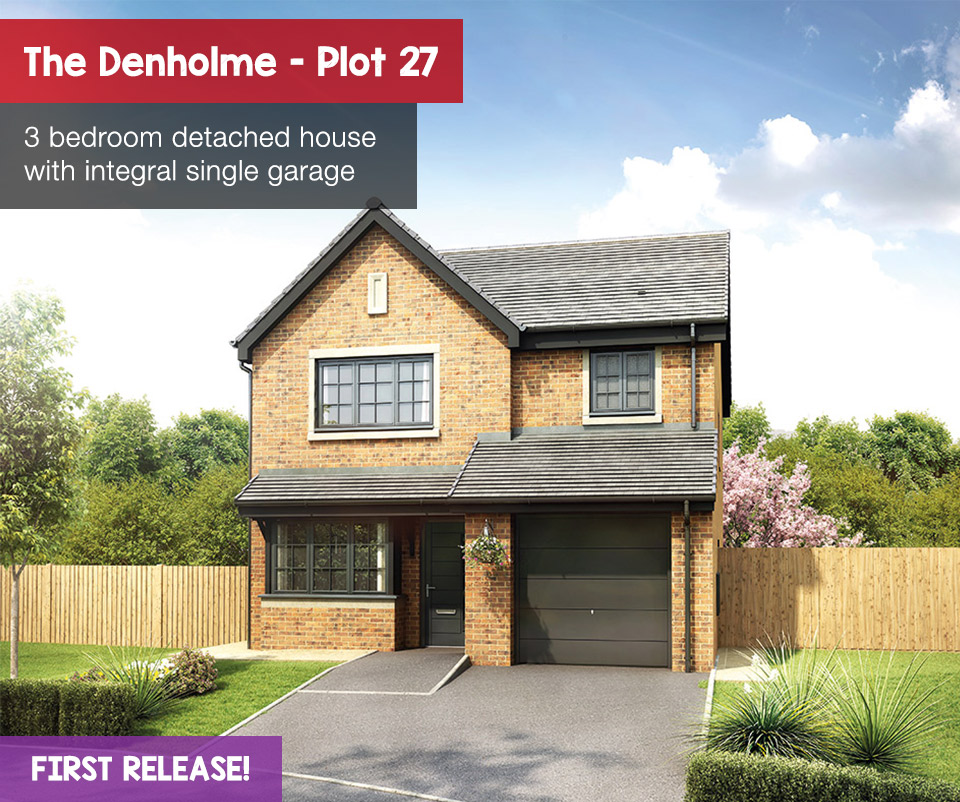The Denholme 3 Bedroom Detached Home Westhoughton, Lancashire