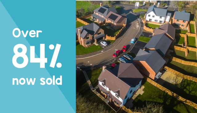 orchard manor over 84% sold