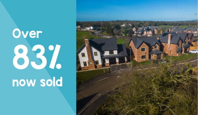 orchard manor 83% sold