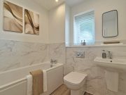 tiled bathroom