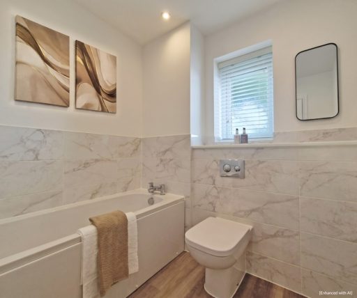 tiled bathroom