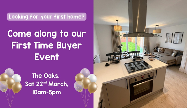 the oaks first time buyer event