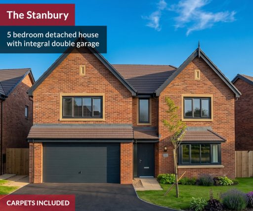 5 bedroom detached house with integral double garage