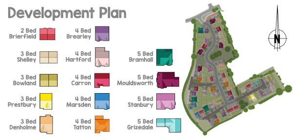 orchard manor new homes site plan
