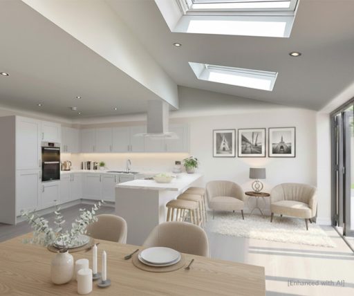 The Denholme B extended kitchen dining room