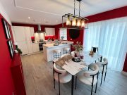 open plan kitchen/dining room