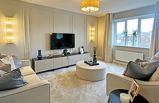 light and airy modern lounge