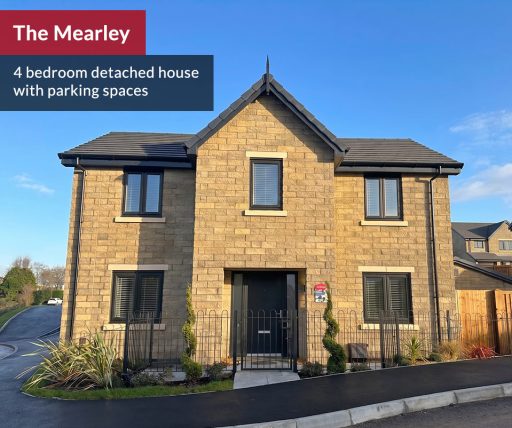4 bedroom detached house with parking spaces