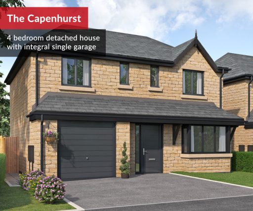 Capenhurst 4 bedroom detached house with integral single garage