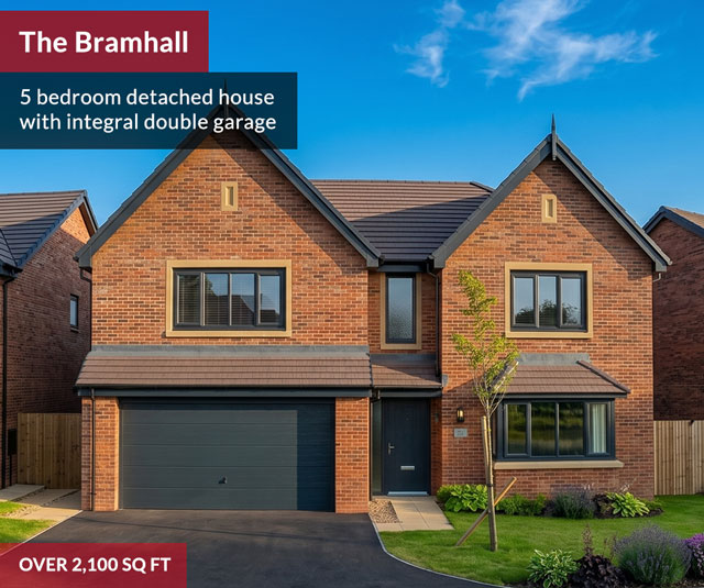 Bramhall 5 bedroom detached house with integral double garage