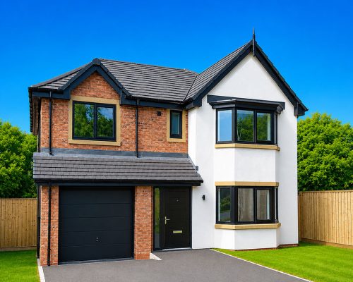 Hartford 4 bedroom detached house with integral single garage
