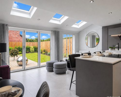 hartford kitchen with bifold doors