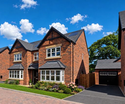 oakmere 5 bedroom detached house with detached single garage