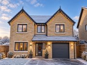 the kerridge in snow decorated for christmas