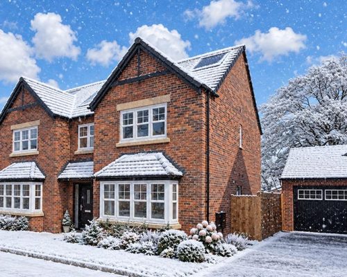oakmere in snow